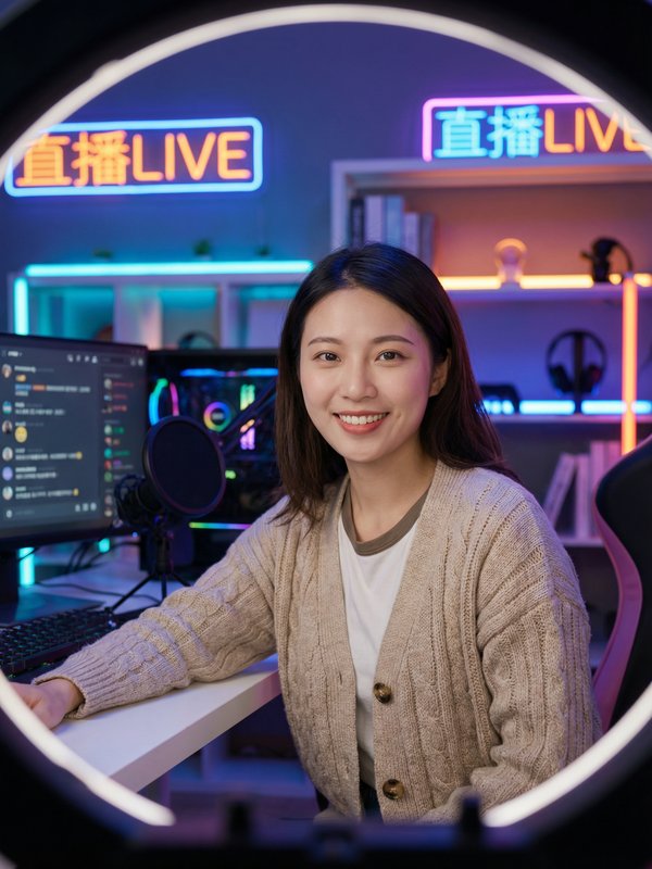 情侣-美女直播风格